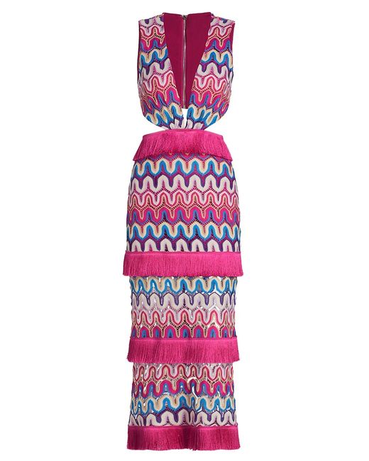 Patbo Crochet Cut-Out Maxi Dress