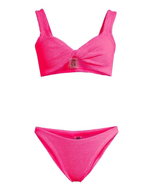 Hunza G Juno Twisted Two-Piece Bikini Set