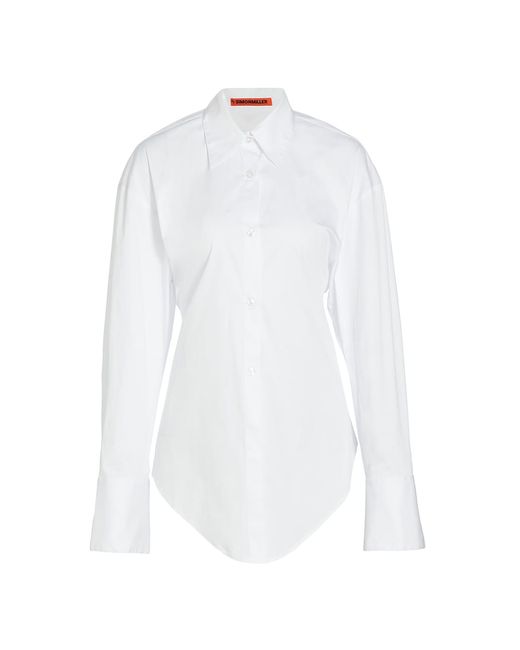 Simon Miller Loch Poplin Long-Sleeve Shirt