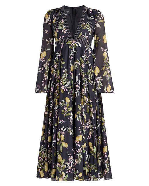 Giambattista Valli Floral-Print Midi-Dress