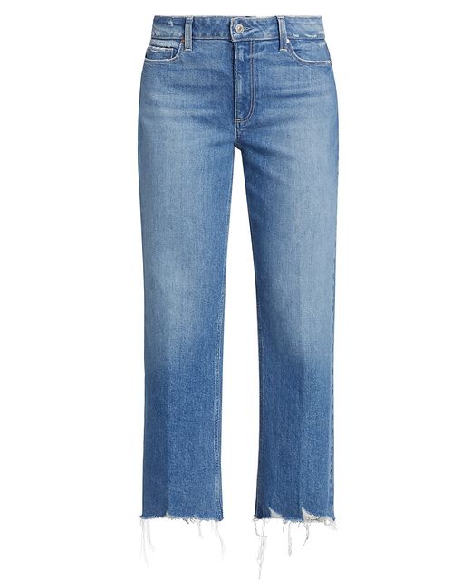 Paige Leenah Straight-Leg Cropped Jeans