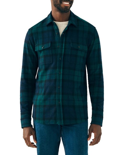 Faherty Brand Legend Plaid Flannel Button-Front Shirt