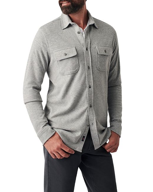 Faherty Brand Legend Knit Button-Up Shirt