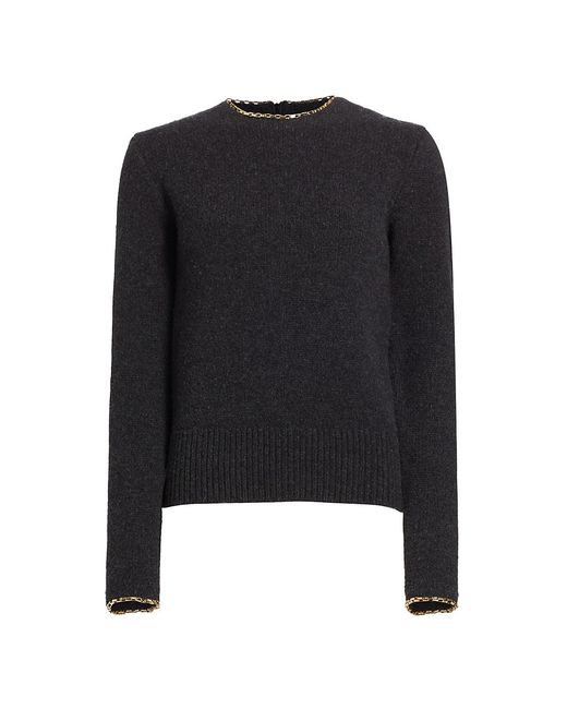 Totême Wool-Cashmere Chainlink Sweater