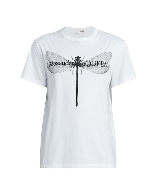 Alexander McQueen Dragonfly Printed T-Shirt