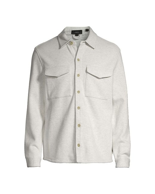 Vince Cotton-Blend Shirt Jacket