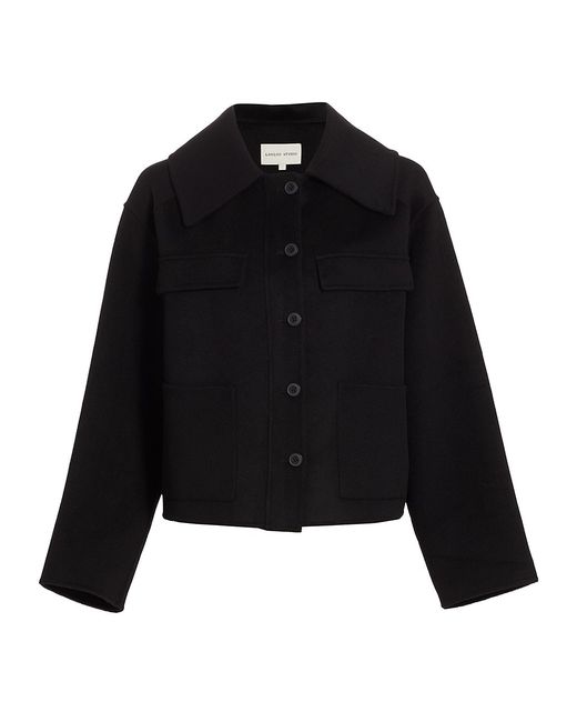 Loulou Studio Wool-Blend Button-Front Jacket