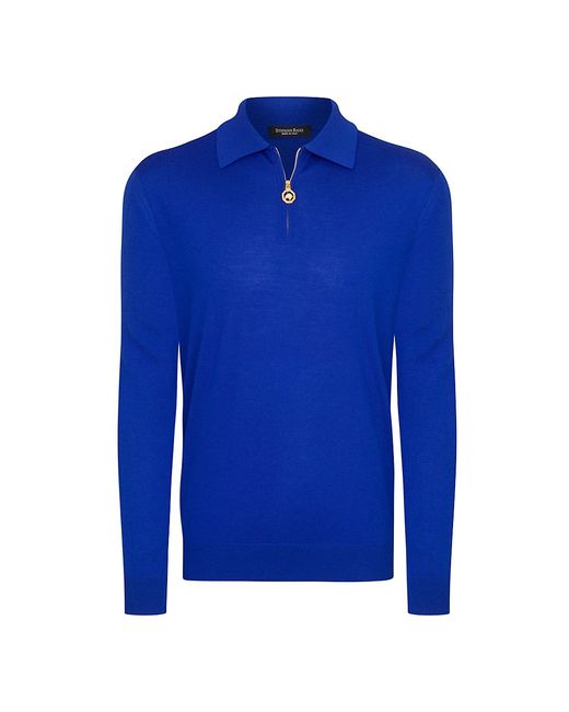 Stefano Ricci Long Sleeve Zip Polo Shirt