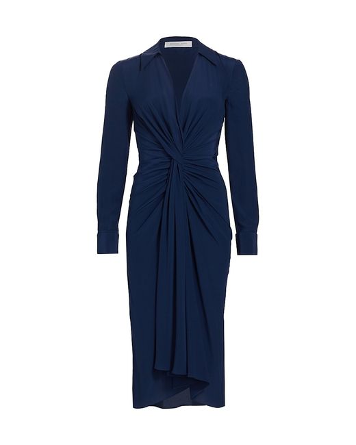 Michael Kors Collection Gathered Jersey Midi Dress