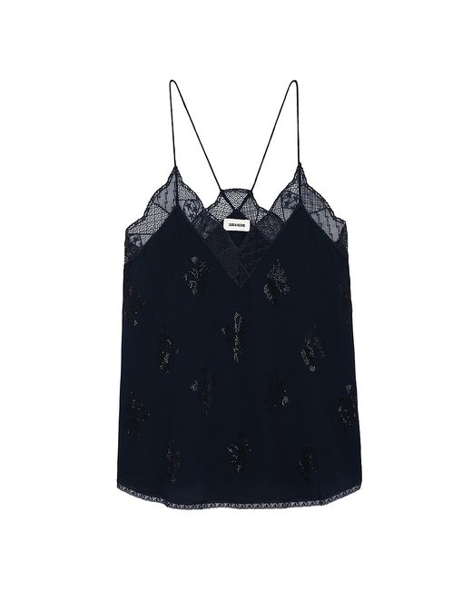 Zadig & Voltaire Christy Silk Crystal Camisole