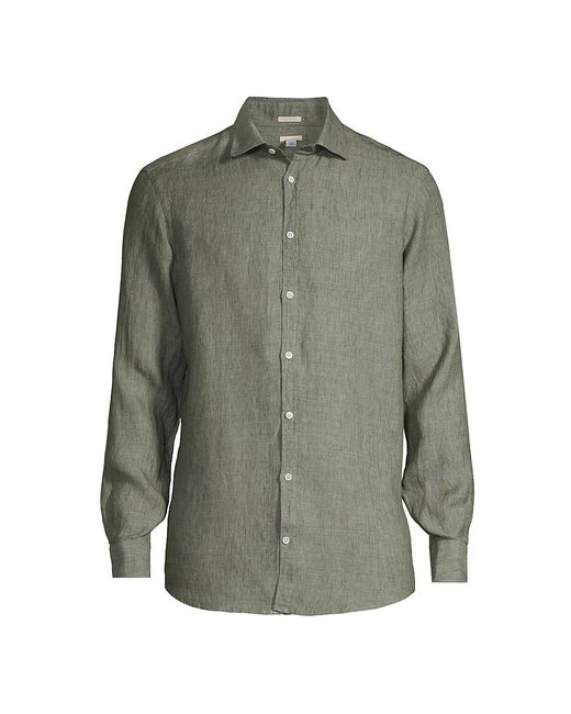 Massimo Alba Canary Button-Front Shirt
