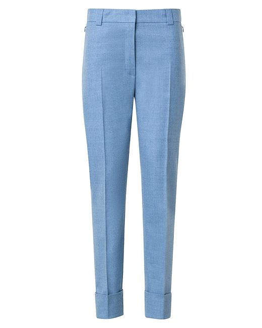 Akris Maxima Flannel Cropped Pants
