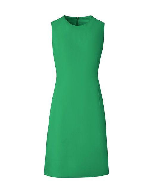 Akris Silk-Blend Straight A-Line Dress