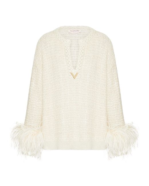 Valentino Garavani Sweater Lurex Mohair And Thread