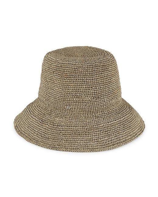 Lele Sadoughi Raffia Bucket Hat