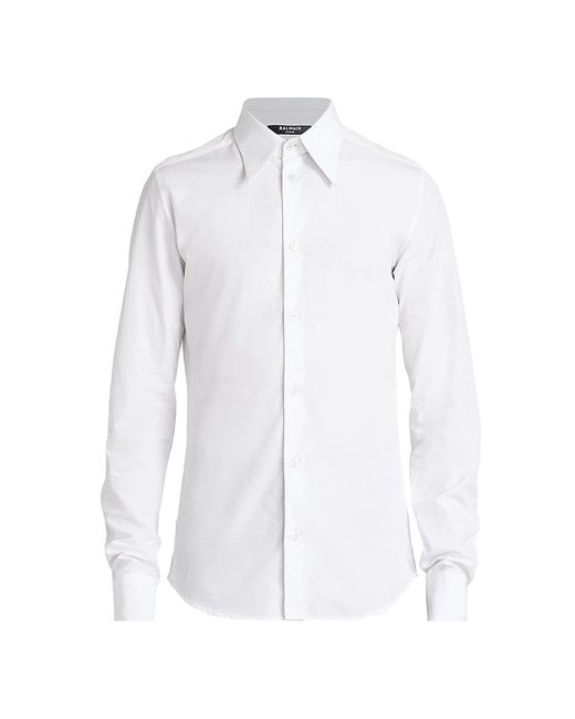 Balmain Poplin Button-Front Shirt