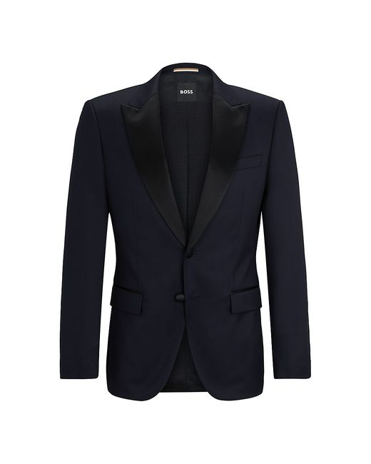 Boss Slim-Fit Tuxedo Jacket Wool Serge