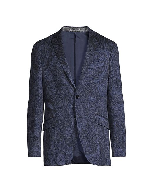 Etro Paisley Two-Button Suit Jacket
