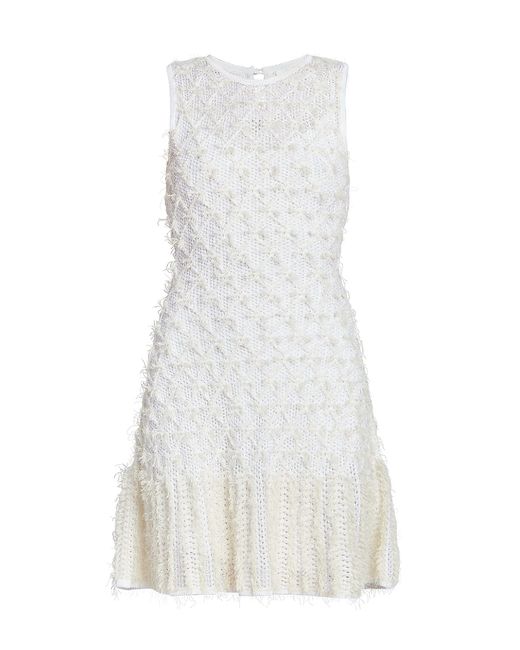 Chloé Woven Fringe-Embellished Dress