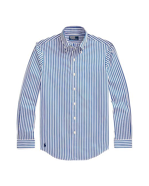 Polo Ralph Lauren Striped Long-Sleeve Button-Down Sport Shirt
