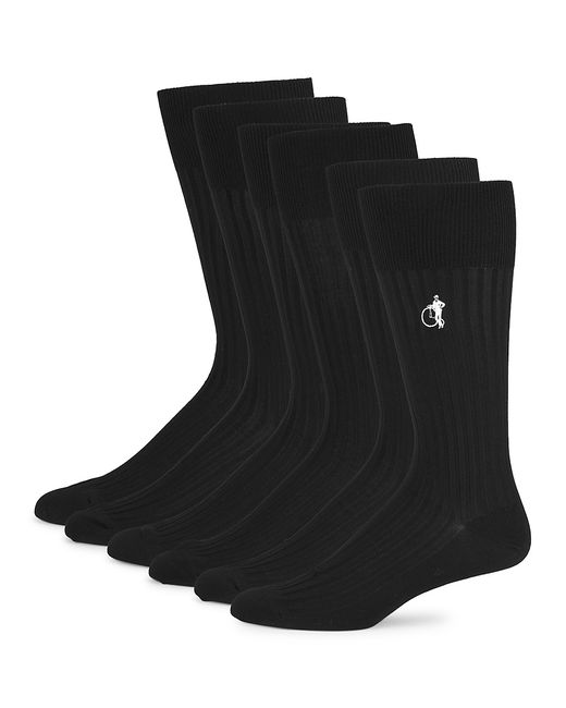 London Sock Company Simply Sartorial 6-Piece Rib-Knit Sock Gift Box