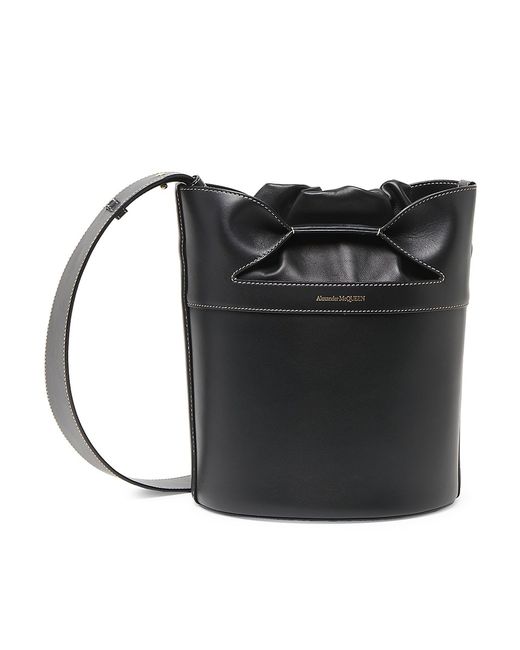 Alexander McQueen The Bucket Bow Leather Bag