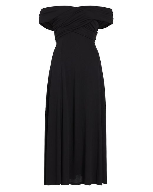 Wayf Lucy Off-The-Shoulder Midi-Dress