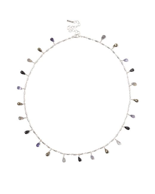Chanluu Sterling Multi-Gemstone Necklace