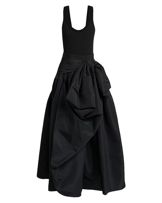 Alexander McQueen Knotted Stretch-Cotton Jersey Gown