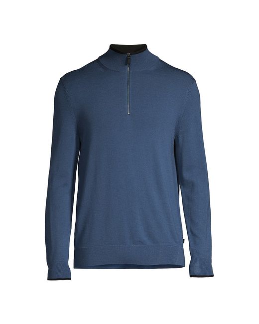 Michael Kors Merino Quarter-Zip Sweater