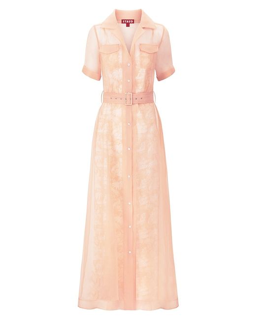 Staud Millie Cotton-Blend Organza Maxi Dress