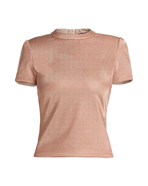 Giorgio Armani Metallic Bonded Jersey T-Shirt