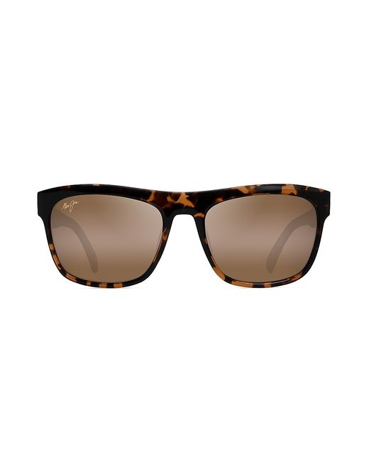 Maui Jim S-Turns 56MM Square Sunglasses