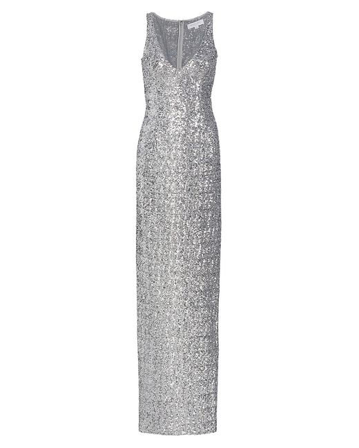 Michael Kors Collection Sleeveless Sequined Gown