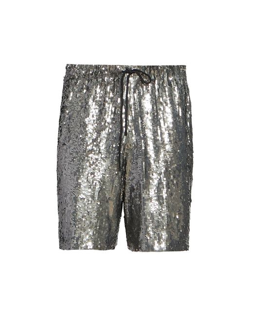 Dries Van Noten Piperi Sequin Embellished Shorts