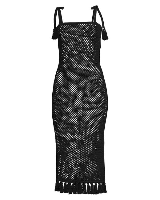 Cinq a Sept A La Plage Kerry Fringe Net Cover-Up Dress