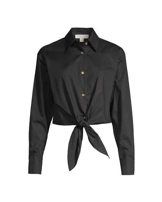 Michael Michael Kors Tie Button-Front Shirt