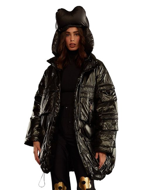Cynthia Rowley Hooded Puffer Coat