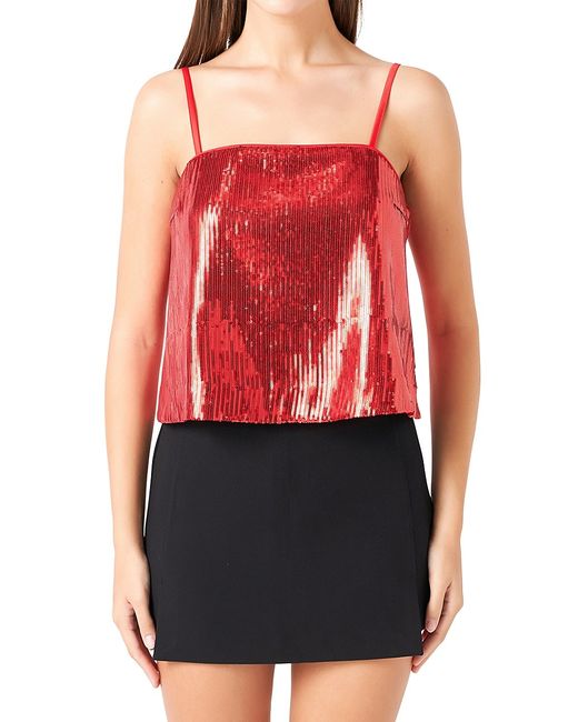 Endless Rose Sequins Top