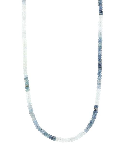 Jia Jia Oracle 14K Moss Aquamarine Beaded Necklace