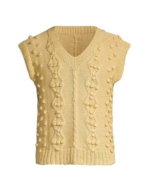 Harago Craft Heritage Cable-Knit Sweater Vest