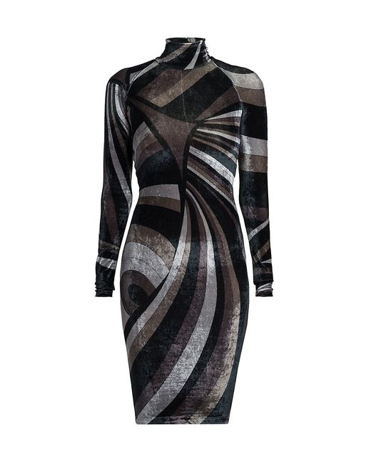 Pucci Long-Sleeve Midi-Dress