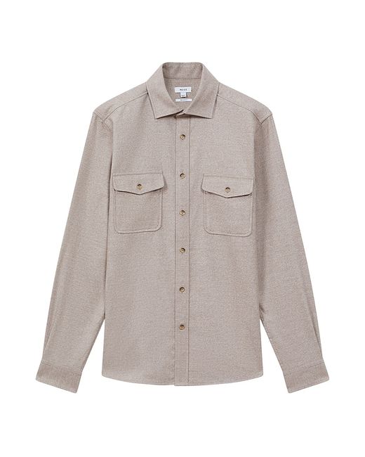 Reiss Chaser Button-Front Overshirt