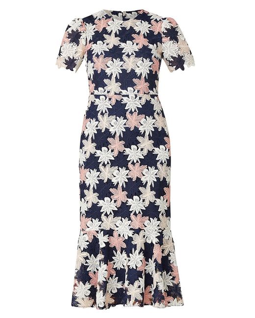Shoshanna Thompson Floral Midi-Dress