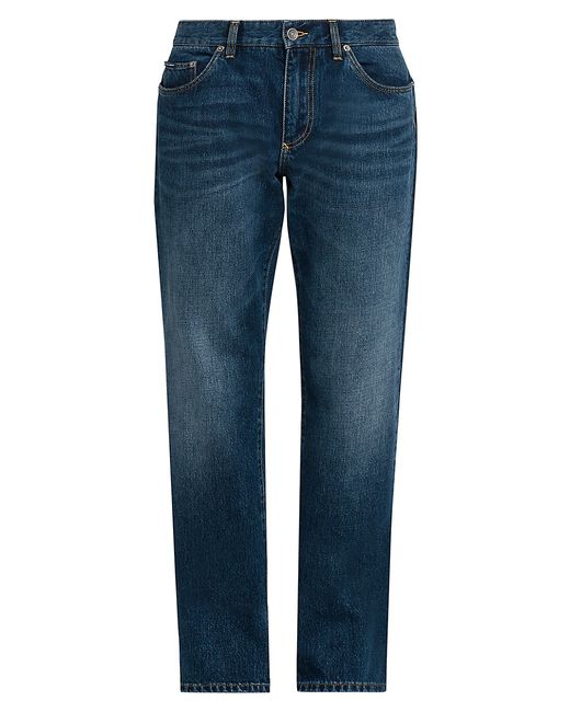 Dolce & Gabbana Five-Pocket Straight-Leg Jeans