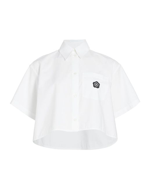 Kenzo Boke 0 Logo Crop Shirt