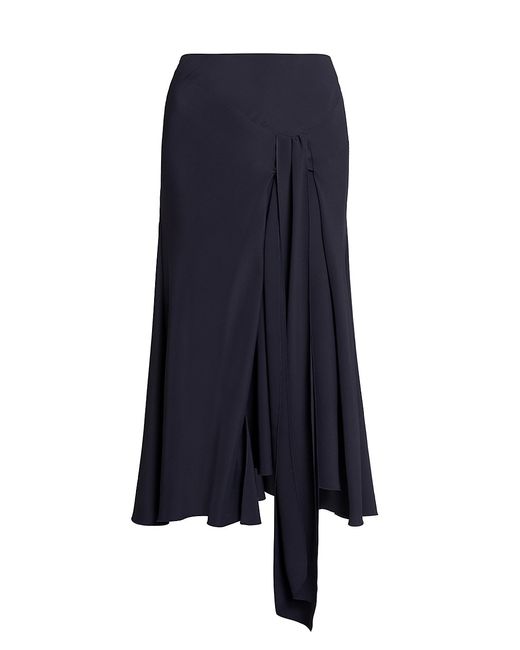 Victoria Beckham Draped Asymmetric Midi-Skirt