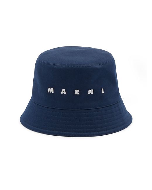 Marni Logo-Embroidered Bucket Hat