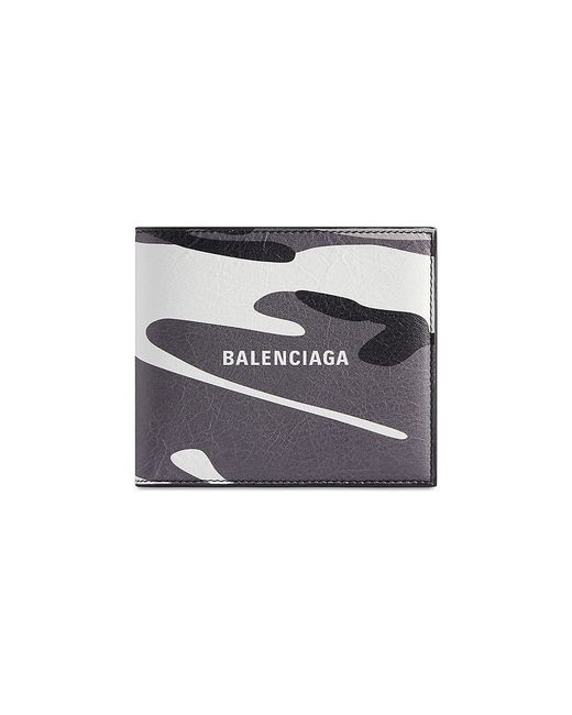 Balenciaga Cash Square Folded Wallet Camo Print