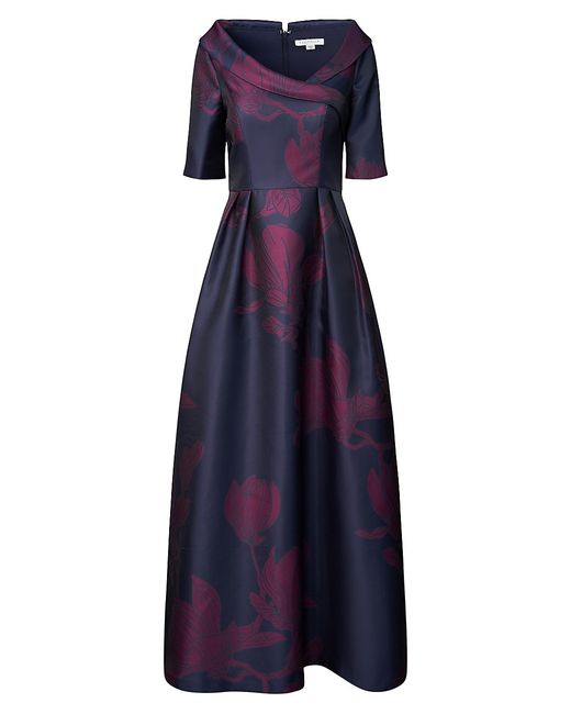 Kay Unger Coco Jacquard Gown